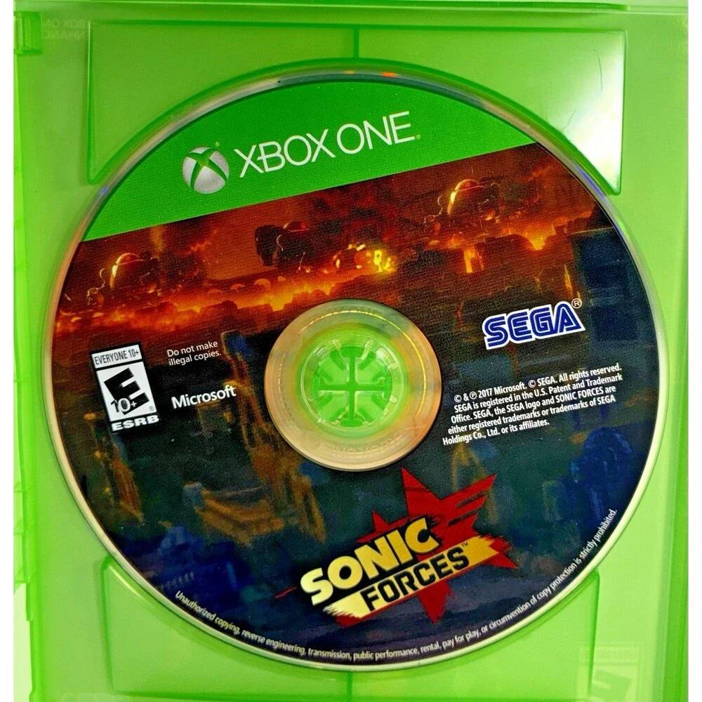 Sonic Forces Microsoft Xbox One 2017 Sega with Insert Tested